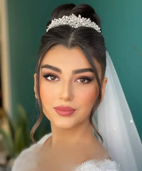 عکس ارایش عروس اروپایی