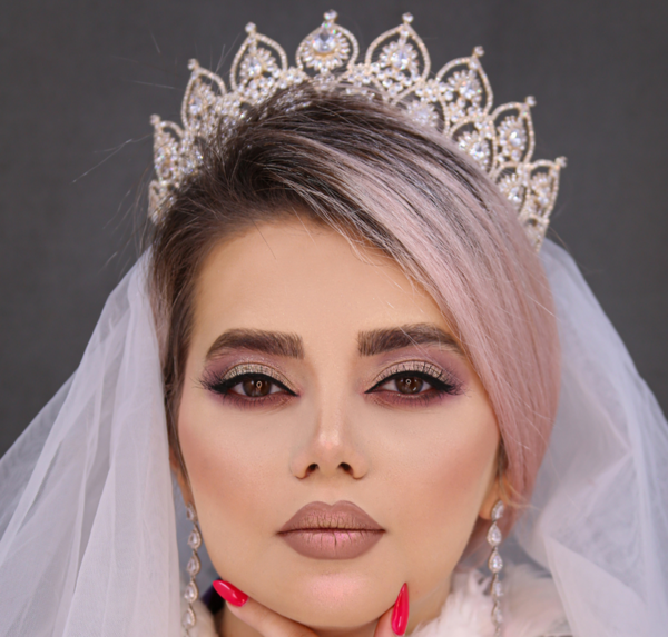 عکس ارایش عروس اروپایی