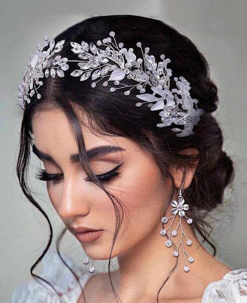 عکس ارایش عروس اروپایی
