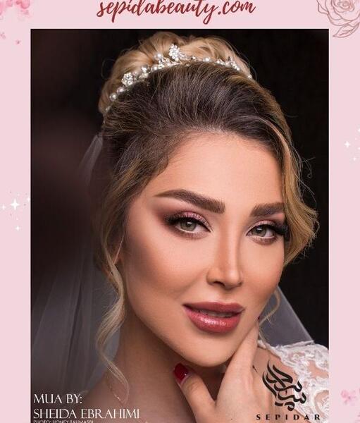 عکس ارایش عروس اروپایی