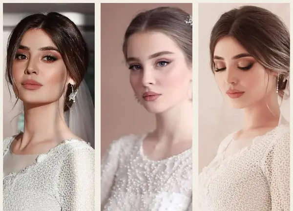 عکس ارایش عروس اروپایی