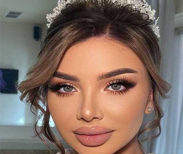 عکس میکاپ عروس اروپایی