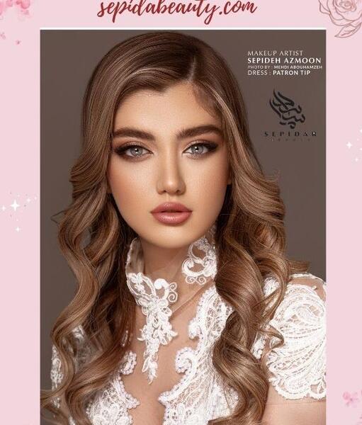 عکس میکاپ عروس اروپایی
