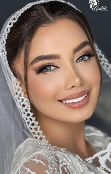 عکس میکاپ عروس اروپایی