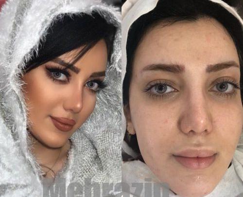 عکس عروس آرایشگاه آذین شیراز