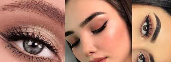 عکس صورت عروس ارایش کرده