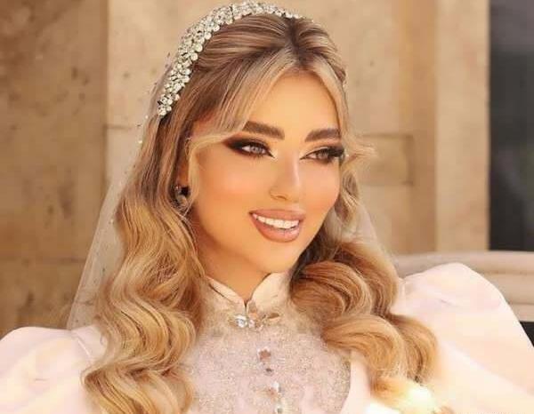 عکس عروس با ارایش و مدل مو زیبا