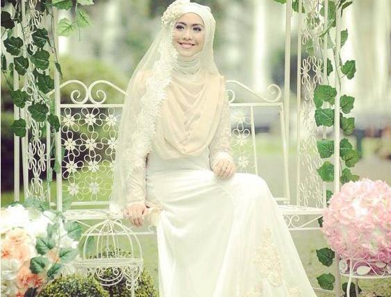 عکس عروس با حجاب لبنانی