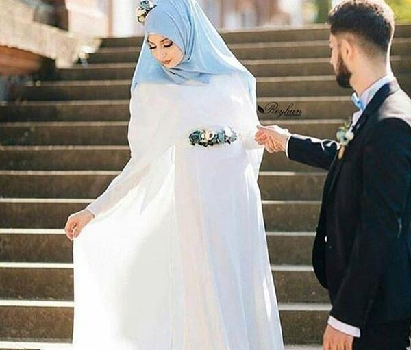 عکس عروس با حجاب لبنانی