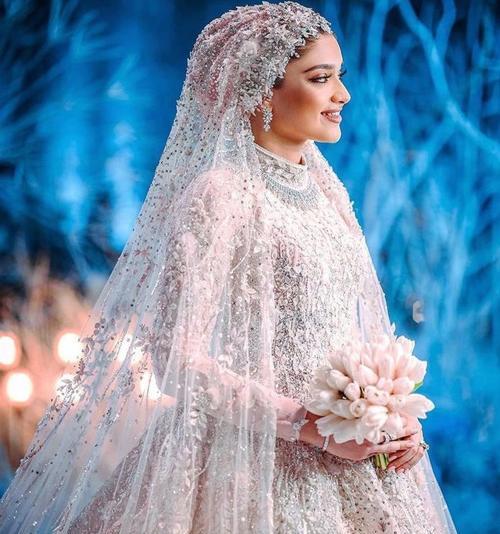 عکس عروس با حجاب لبنانی