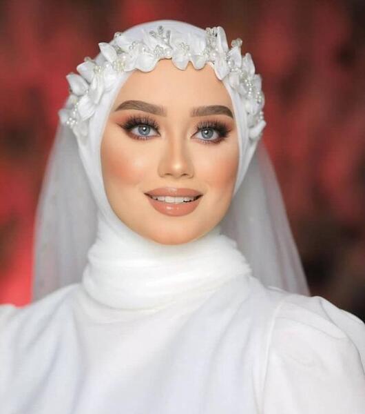 عکس عروس با حجاب لبنانی