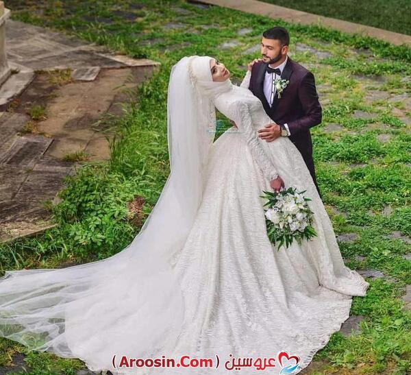 عکس عروس با حجاب لبنانی