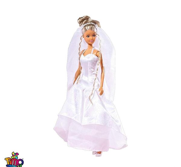 عکس عروسک باربی با لباس عروس