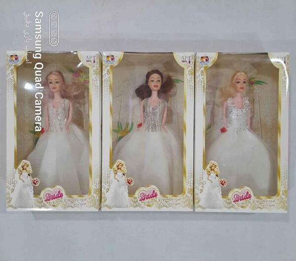 عکس عروسک باربی با لباس عروس