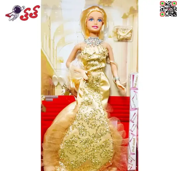 عکس عروسک باربی با لباس عروس