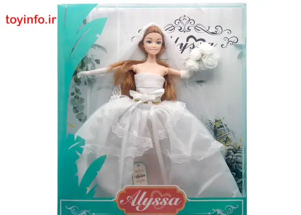 عکس عروسک باربی با لباس عروس