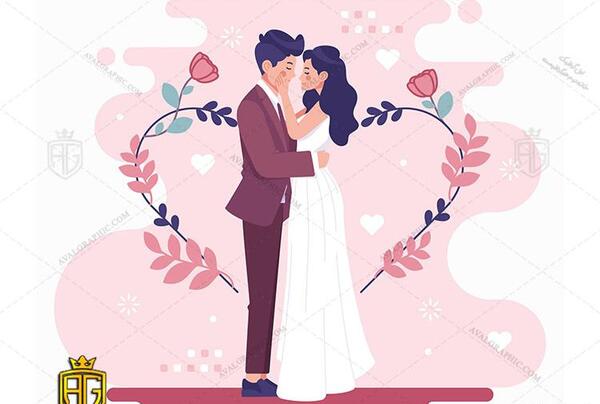 عکس عروس داماد برای تصویر زمینه