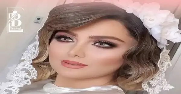 عکس عروس با رنگ موی هایلایت