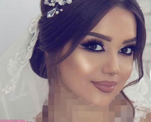 عکس آرایش عروس عقدی
