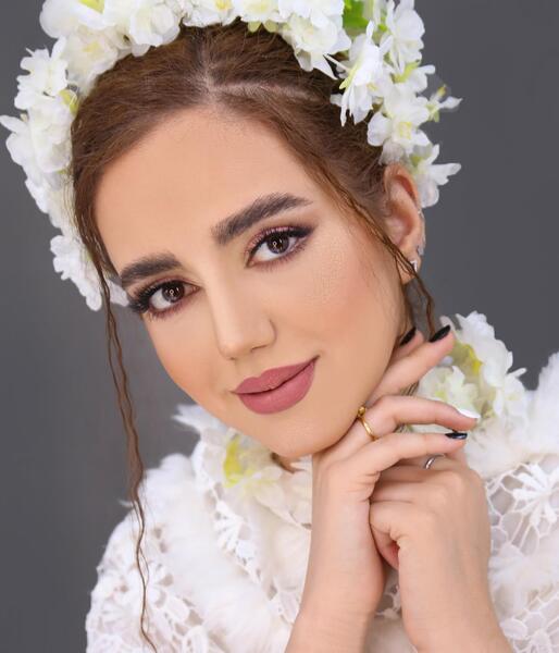 عکس آرایش عروس عقدی