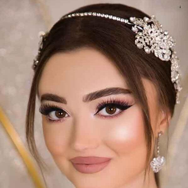 عکس آرایش عروس عقدی