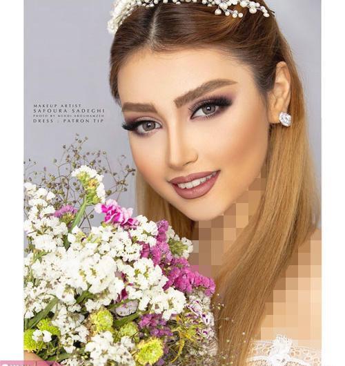 عکس آرایش عروس عقدی