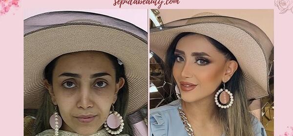 عکس عروس ها قبل و بعد ارایش