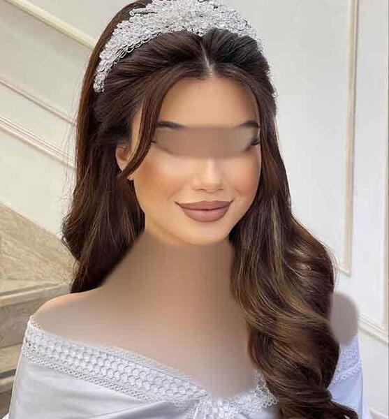 عکس عروس مو مشکی جدید