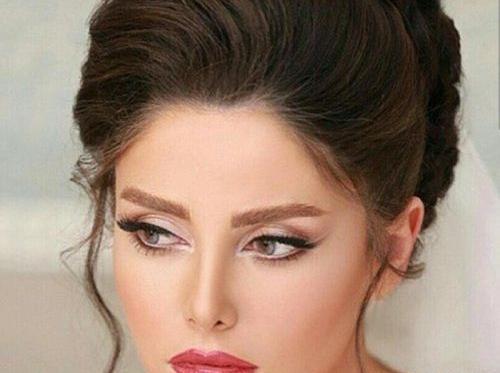 عکس عروس مو مشکی جدید