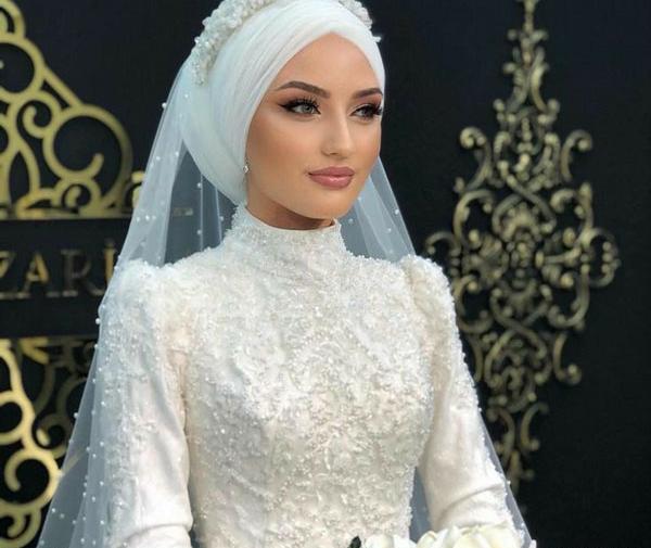 عکس عروس محجبه زیبا