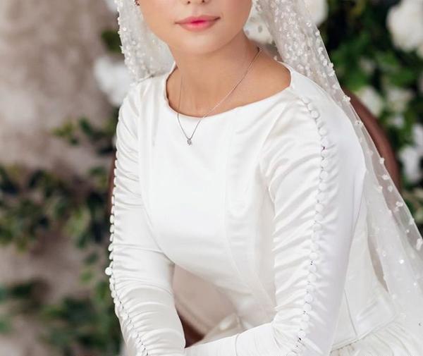 عکس عروس محجبه زیبا