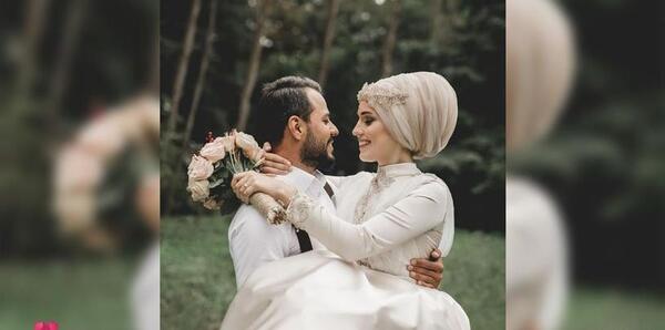 عکس عروس محجبه زیبا