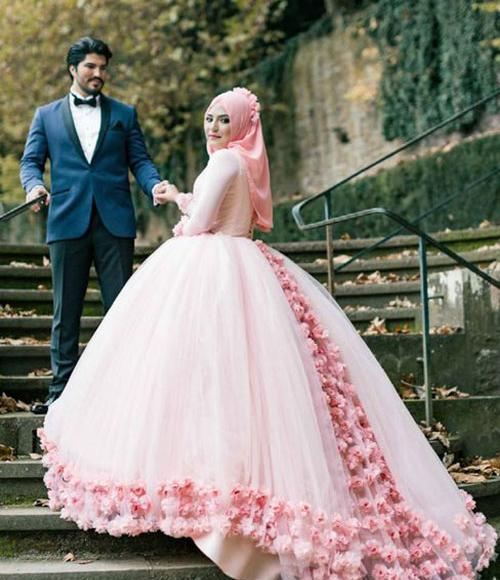 عکس عروس محجبه زیبا