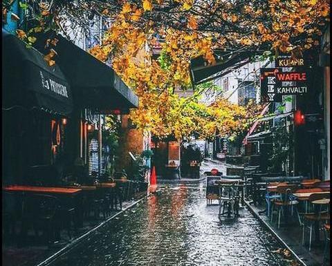 عکس غمگین بارانی بدون متن