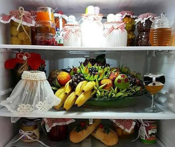 عکس یخچال عروس ساده