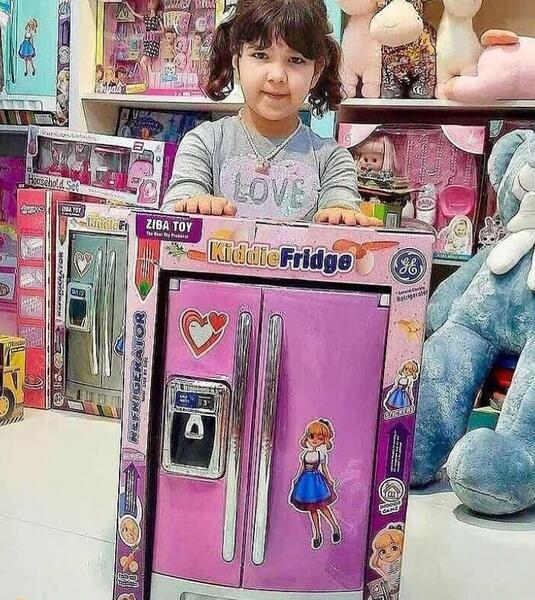 عکس یخچال عروسک