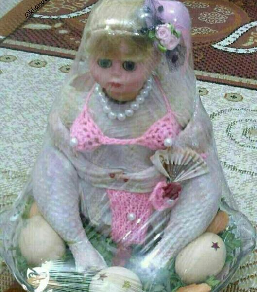 عکس یخچال عروسک