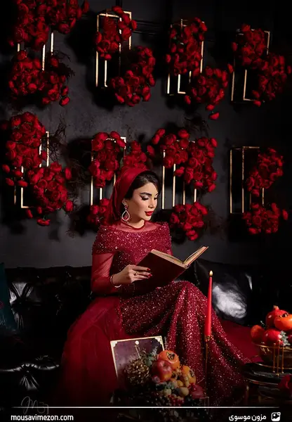 عکس لباس عروس شب یلدا