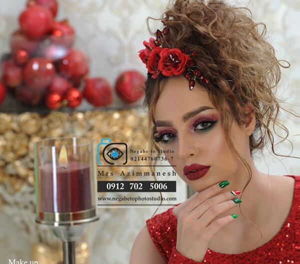 عکس عروس در شب یلدا