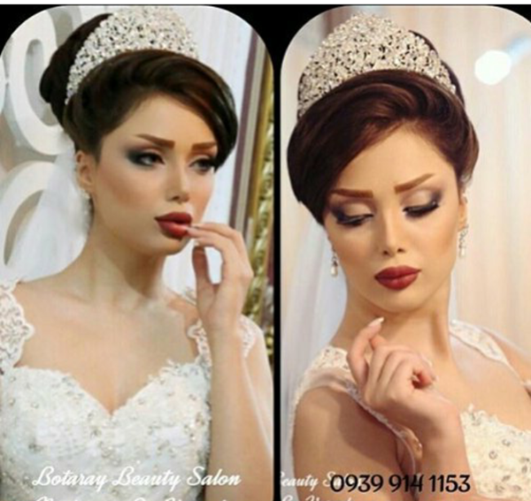 عکس میکاپ عروس نی نی سایت