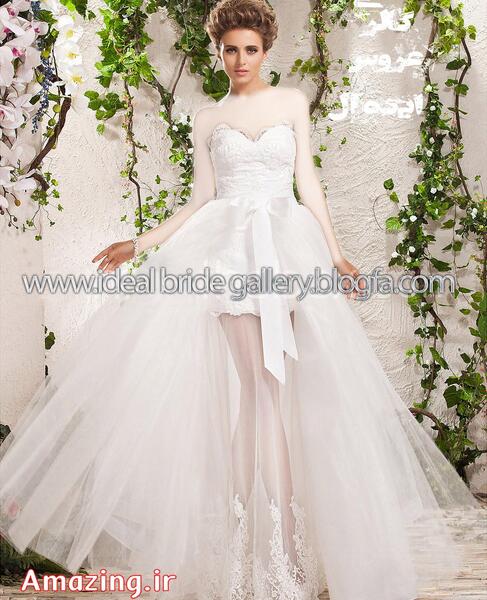 عکس لباس عروس کره ای شیک