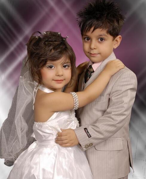 عکس عروس داماد کوتوله