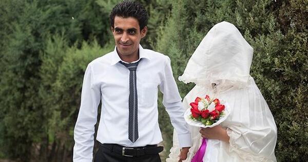 عکس کوچک ترین عروس و داماد