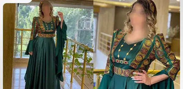 عکس لباس کردی عروس ارومیه