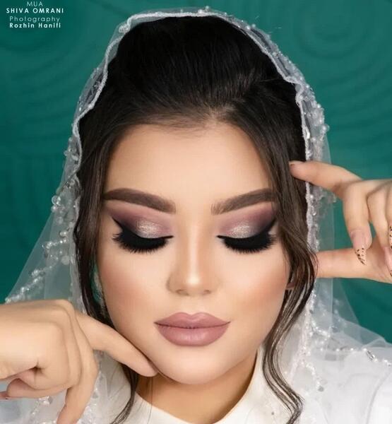 عکس ارایش عروس عربی زیبا