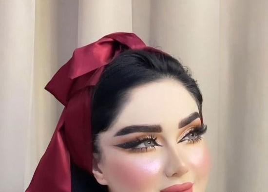 عکس ارایش عروس عربی زیبا