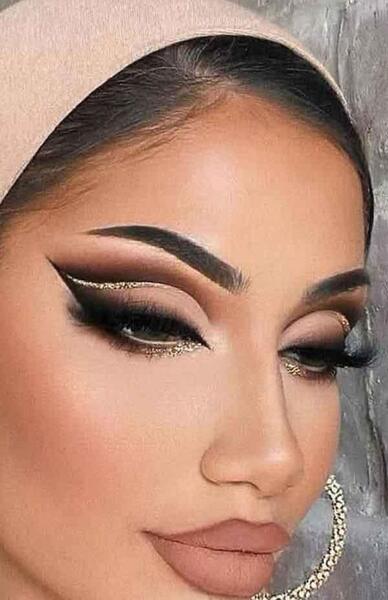 عکس ارایش عروس عربی زیبا