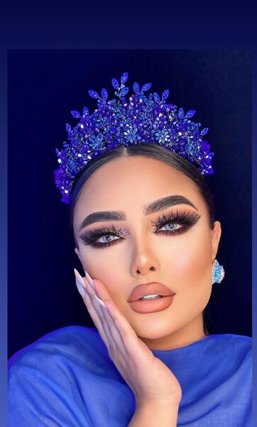 عکس ارایش عروس عربی زیبا