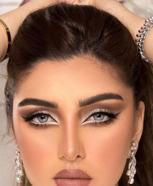 عکس ارایش عروس عربی زیبا