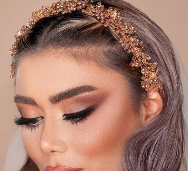عکس ارایش عروس عربی زیبا